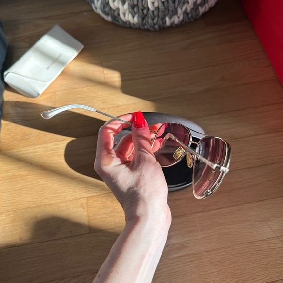 Michael Kors Brown Aviator Sunglasses - Picture 2 of 4